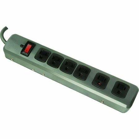 DO IT BEST 6-Outlet Metal Surge Protector Strip 500283